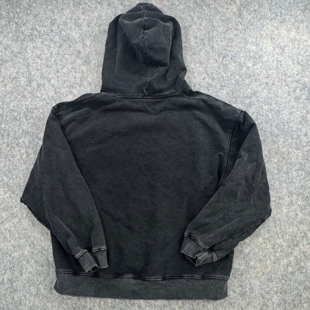 Anine Bing Hoodie Sz L Charcoal Gray Pullover - Picture 2 of 10